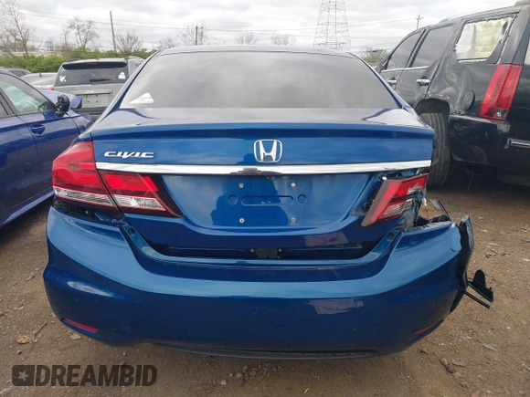 2015 Honda Civic Sedan EX with VIN 19XFB2F84FE020443, listed as a IAAI auction lot 42030422 with Not Provided miles. Bid and sale history available at carsss.com. Image 15.