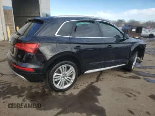 2018 Audi Q5 Premium Plus with VIN WA1BNAFY6J2192957, listed as a Copart auction lot 45872985 with 127,783 mi miles and Salvage Title. Bid and sale history available at carsss.com. Image 3.