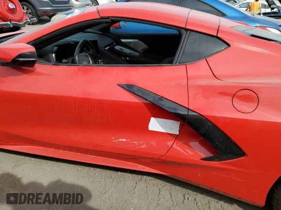 2020 Chevrolet Corvette 2LT with VIN 1G1Y72D48L5103545, listed as a Copart auction lot 75073914 with 0 mi miles and Salvage Title. Bid and sale history available at carsss.com. Image 12.