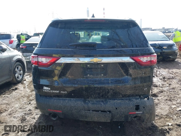 2018 Chevrolet Traverse LT z VIN 1GNEVHKWXJJ199472, wystawiony jako IAAI lot #41499911 z przebiegiem 129 127 mil mil oraz . Historia ofert i sprzedaży dostępna na DreamBid. Obrazek 16.