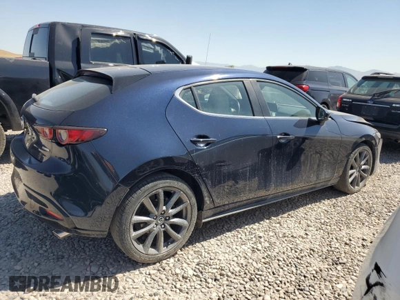 2019 Mazda 3 with VIN JM1BPAJMXK1119554, listed as a Copart auction lot 63612595 with 78,812 mi miles and Salvage title. Bid and sale history available at DreamBid. Image 3.
