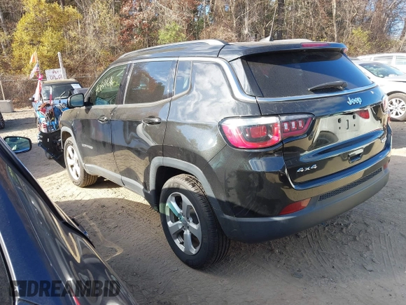 2019 Jeep Compass Latitude with VIN 3C4NJDBB6KT593734, listed as a IAAI auction lot 40871646 with 84,197 mi miles and . Bid and sale history available at DreamBid. Image 3.