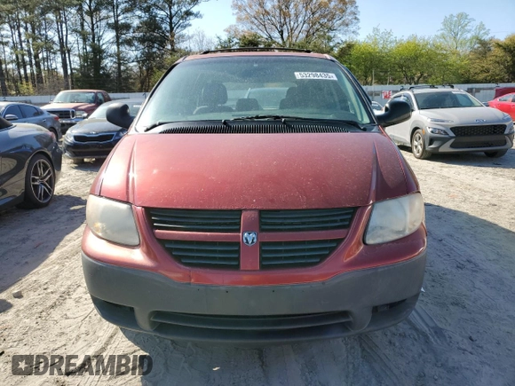 2007 Dodge Caravan SE with VIN 1D4GP25B47B111829, listed as a Copart auction lot 53298435 with 164,699 mi miles and Clean Title. Bid and sale history available at carsss.com. Image 5.
