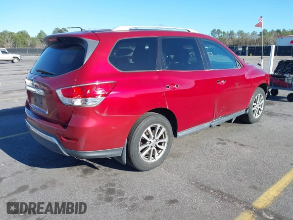 2016 Nissan Pathfinder SV with VIN 5N1AR2MN7GC645633, listed as a IAAI auction lot 41738679 with 229,359 mi miles. Bid and sale history available at carsss.com. Image 4.