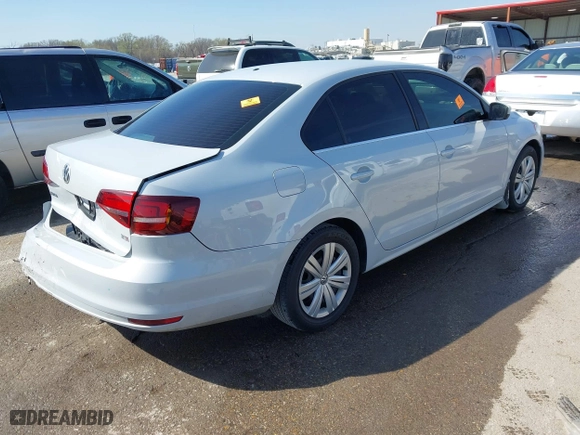 2017 Volkswagen Jetta 1.4T S with VIN 3VW167AJ2HM287690, listed as a IAAI auction lot 41837464 with 116,604 mi miles. Bid and sale history available at carsss.com. Image 4.