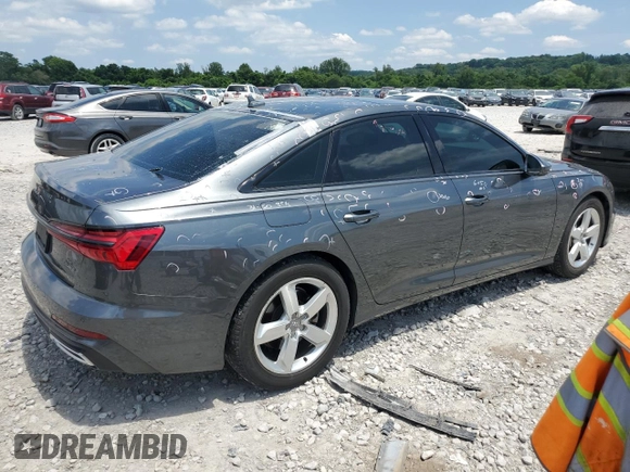 2019 Audi A6 Premium Plus with VIN WAUL2AF25KN091887, listed as a Copart auction lot 61191015 with 87,335 mi miles and Non repairable. Bid and sale history available at DreamBid. Image 3.