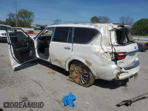 2020 Infiniti QX80 Luxe z VIN JN8AZ2NE2L9252153, wystawiony jako Copart lot #52533615 z przebiegiem 74 577 mil mil oraz Szkoda całkowita • Salvage title. Historia ofert i sprzedaży dostępna na DreamBid. Obrazek 2.