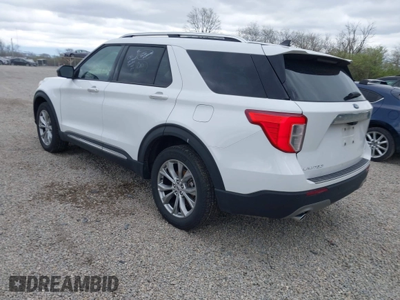 2024 Ford Explorer Limited with VIN 1FMSK8FH0RGA28427, listed as a IAAI auction lot 42017689 with 30,222 mi miles. Bid and sale history available at carsss.com. Image 3.