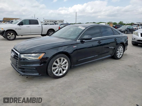 2012 Audi A6 Prestige with VIN WAUHGAFC2CN152517, listed as a Copart auction lot 55158125 with 191,619 mi miles and Salvage title. Bid and sale history available at DreamBid. Image 1.