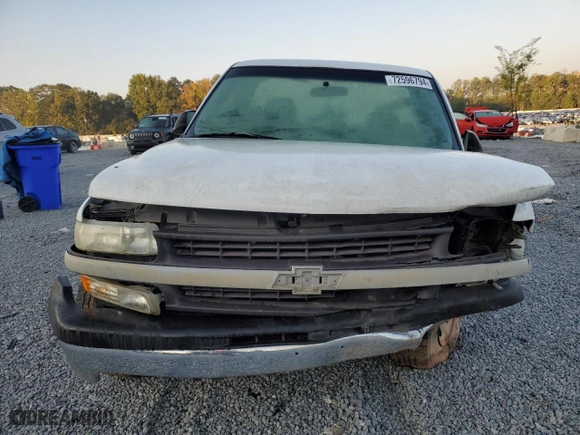 1999 Chevrolet Silverado 1500 with VIN 1GCEC14W7XE251922, listed as a Copart auction lot 72596794 with 372,579 mi miles and Salvage Title. Bid and sale history available at carsss.com. Image 5.