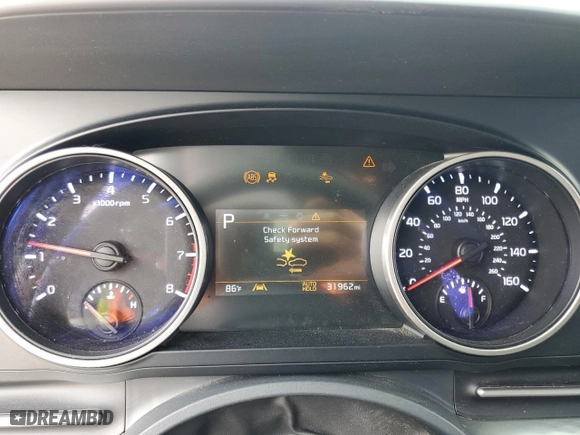 2022 Kia Carnival LX with VIN KNDNB4H38N6158807, listed as a Copart auction lot 44758515 with 31,962 mi miles and Salvage Title. Bid and sale history available at carsss.com. Image 9.