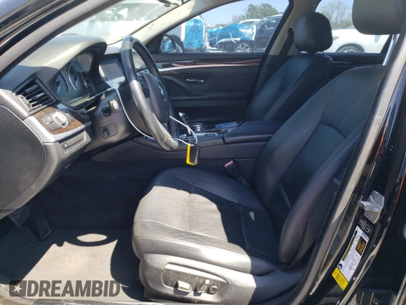 2015 BMW 5 Series 535i with VIN WBA5B1C55FD919164, listed as a Copart auction lot 49469685 with 117,610 mi miles and Clean Title. Bid and sale history available at carsss.com. Image 7.