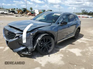 2022 Mazda CX-9 Grand Touring with VIN JM3TCBDY8N0621209, listed as a Copart auction lot 76873744 with 24,339 mi miles and Salvage Title. Bid and sale history available at carsss.com. Image 1.