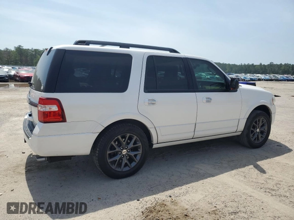 2017 Ford Expedition Limited with VIN 1FMJU1KTXHEA43678, listed as a Copart auction lot 57202965 with 127,781 mi miles and Salvage title. Bid and sale history available at DreamBid. Image 3.