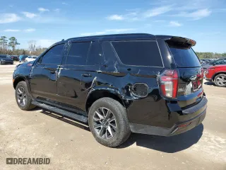 2023 Chevrolet Tahoe Z71 with VIN 1GNSKPKDXPR401631, listed as a Copart auction lot 47016145 with 14,155 mi miles and Clean Title. Bid and sale history available at carsss.com. Image 2.