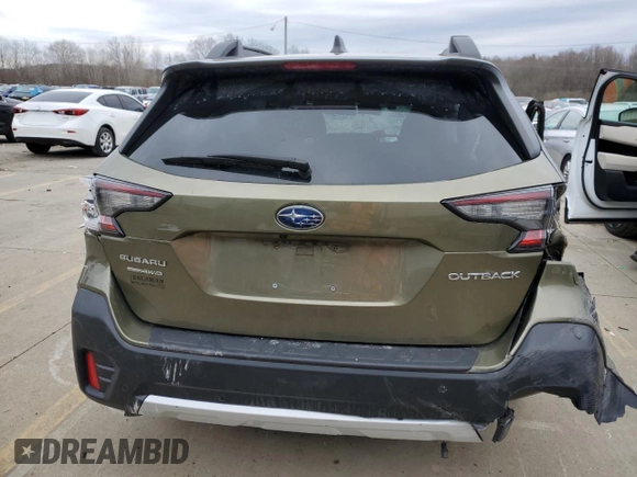 2022 Subaru Outback Limited with VIN 4S4BTAMC1N3106985, listed as a Copart auction lot 42480635 with 37,614 mi miles and Salvage Title. Bid and sale history available at DreamBid. Image 6.