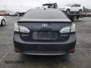 2010 Lexus HS 250h with VIN JTHBB1BA7A2013315, listed as a Copart auction lot 86163544 with 232,824 mi miles and Clean Title. Bid and sale history available at DreamBid. Image 6.