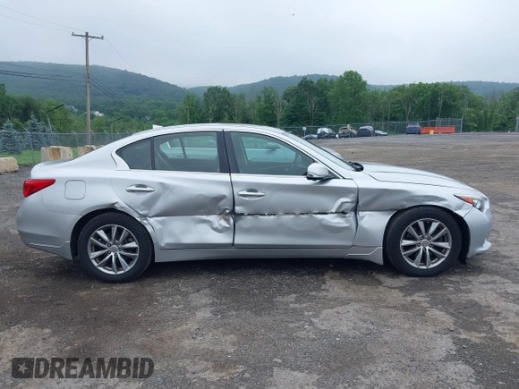 2014 Infiniti Q50 Sport with VIN JN1BV7AR3EM684464, listed as a IAAI auction lot 42449389 with 149,380 mi miles and . Bid and sale history available at DreamBid. Image 13.