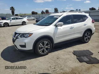 2019 Nissan Rogue SV with VIN JN8AT2MT4KW258912, listed as a Copart auction lot 50789385 with 76,068 mi miles and Salvage Title. Bid and sale history available at carsss.com. Image 1.