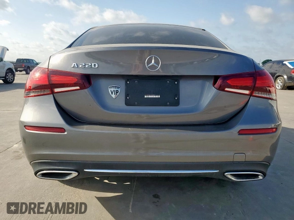 2020 Mercedes-Benz A 220 with VIN W1K3G4EB3LJ207870, listed as a Copart auction lot 53585285 with 85,673 mi miles and Clean Title. Bid and sale history available at DreamBid. Image 6.