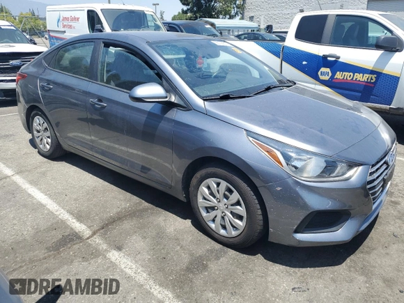 2019 Hyundai Accent SE with VIN 3KPC24A35KE077268, listed as a Copart auction lot 56708813 with 59,431 mi miles. Bid and sale history available at carsss.com. Image 4.