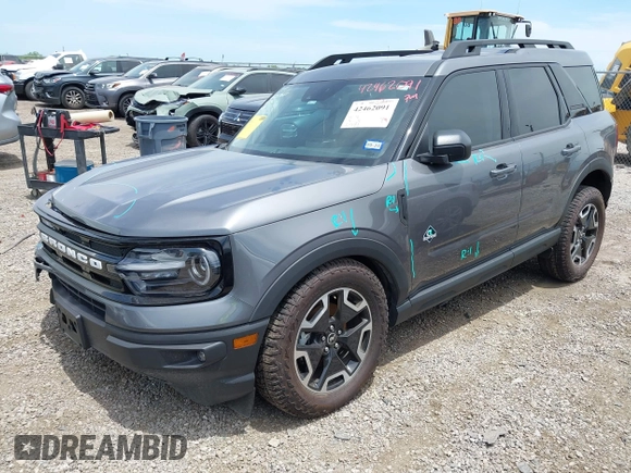 2023 Ford Bronco Sport Outer Banks с VIN 3FMCR9C60PRD60687, выставлен на аукционе IAAI как лот 42462091 с пробегом 6 981 миль миль и . История ставок и продаж доступна на DreamBid. Изображение 17.