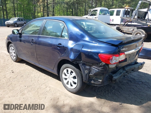 2011 Toyota Corolla L with VIN 2T1BU4EE6BC666491, listed as a IAAI auction lot 42001708 with 1 mi miles. Bid and sale history available at carsss.com. Image 3.