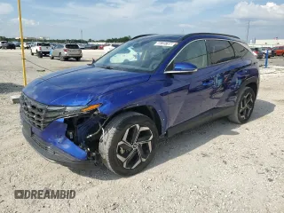 2023 Hyundai Tucson Limited with VIN 5NMJECAE3PH186015, listed as a Copart auction lot 58725705 with 108,679 mi miles and Non repairable. Bid and sale history available at DreamBid. Image 1.