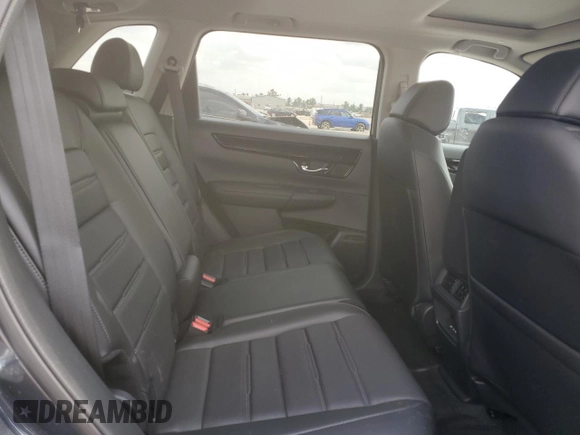 2025 Honda CR-V EX-L with VIN 7FARS4H75SE008095, listed as a Copart auction lot 54752185 with 9,309 mi miles and Salvage Title. Bid and sale history available at DreamBid. Image 11.