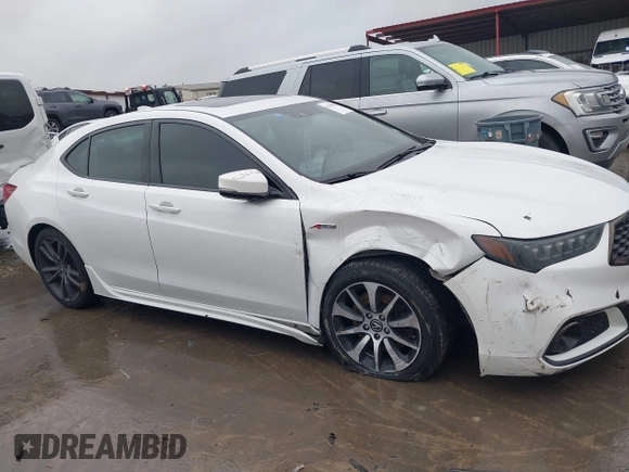 2019 Acura TLX w/A-Spec Pkg with VIN 19UUB1F63KA009058, listed as a IAAI auction lot 41456033 with 204,009 mi miles. Bid and sale history available at carsss.com. Image 13.