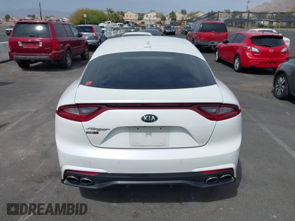 2018 Kia Stinger with VIN KNAE15LA8J6031125, listed as a IAAI auction lot 41928665 with 82,003 mi miles. Bid and sale history available at carsss.com. Image 16.