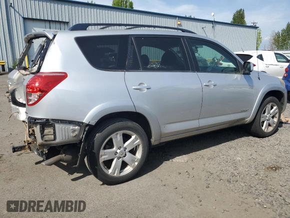 2007 Toyota RAV4 Sport with VIN JTMBK32V376022871, listed as a Copart auction lot 54407645 with 280,602 mi miles and Salvage title. Bid and sale history available at DreamBid. Image 3.