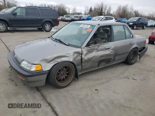1989 Honda Civic z VIN 1HGED3657KA013311, wystawiony jako Copart lot #44654125 z przebiegiem 273 013 mil mil oraz Szkoda całkowita • Salvage title. Historia ofert i sprzedaży dostępna na DreamBid. Obrazek 1.