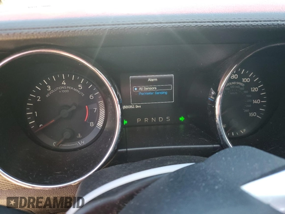 2017 Ford Mustang V6 with VIN 1FA6P8AM9H5289843, listed as a Copart auction lot 81398934 with 88,082 mi miles and Salvage title. Bid and sale history available at DreamBid. Image 9.