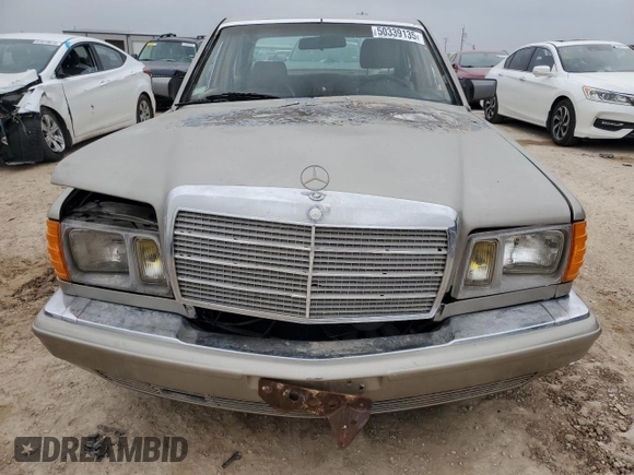 1984 Mercedes-Benz 300 with VIN WDBCB20B7EA028754, listed as a Copart auction lot 50339135 with 152,033 mi miles and Salvage Title. Bid and sale history available at DreamBid. Image 5.
