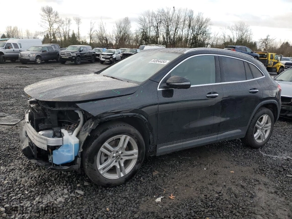 2023 Mercedes-Benz GLA with VIN W1N4N4HB1PJ445344, listed as a Copart auction lot 84954454 with 16,562 mi miles and Salvage Title. Bid and sale history available at carsss.com. Image 1.