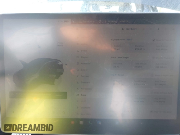 2022 Tesla Model Y Performance with VIN 7SAYGDEF7NF562895, listed as a IAAI auction lot 41692864 with 29,904 mi miles and . Bid and sale history available at DreamBid. Image 7.