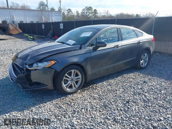 2018 Ford Fusion SE with VIN 3FA6P0HD9JR135398, listed as a IAAI auction lot 41315846 with 96,798 mi miles. Bid and sale history available at carsss.com. Image 2.