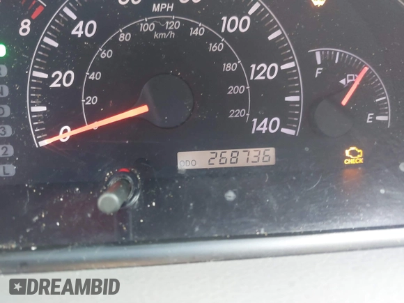 2005 Toyota Camry LE with VIN 4T1BF32K35U094619, listed as a IAAI auction lot 41340935 with 268,736 mi miles and . Bid and sale history available at DreamBid. Image 7.