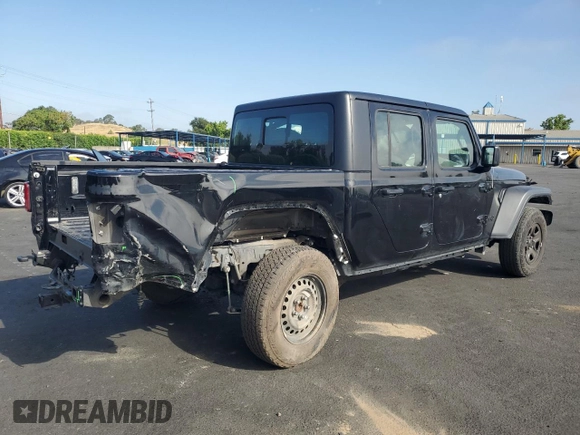 2023 Jeep Gladiator Sport z VIN 1C6HJTAG3PL530833, wystawiony jako Copart lot #56236565 z przebiegiem 15 967 mil mil oraz Szkoda całkowita • Salvage title. Historia ofert i sprzedaży dostępna na DreamBid. Obrazek 3.