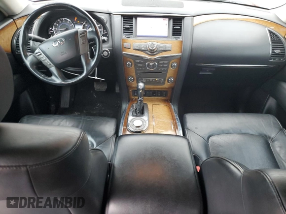 2014 Infiniti QX80 with VIN JN8AZ2NF3E9551761, listed as a Copart auction lot 83954674 with 165,388 mi miles and Salvage Title. Bid and sale history available at DreamBid. Image 8.