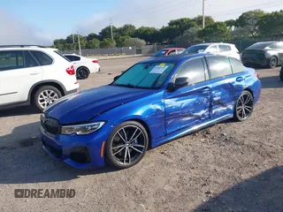 2021 BMW 3 Series M340i with VIN 3MW5U7J04M8B88080, listed as a IAAI auction lot 41483795 with 20,791 mi miles. Bid and sale history available at carsss.com. Image 17.