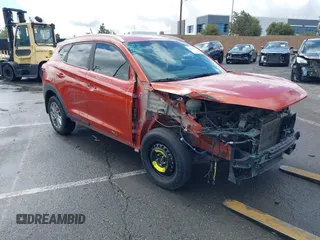 2016 Hyundai Tucson Sport with VIN KM8J33A20GU154428, listed as a IAAI auction lot 41722993 with 76,091 mi miles. Bid and sale history available at carsss.com. Image 1.