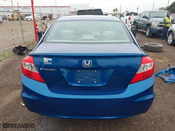 2012 Honda Civic Sdn LX with VIN 2HGFB2F50CH582539, listed as a IAAI auction lot 41296020 with 65,334 mi miles. Bid and sale history available at carsss.com. Image 17.