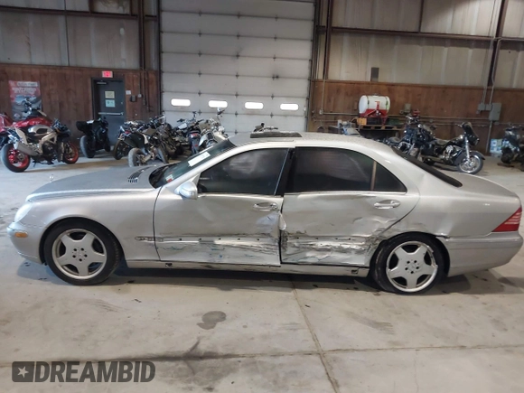 2003 Mercedes-Benz S 500 with VIN WDBNG84J93A360917, listed as a IAAI auction lot 39171730 with 134,495 mi miles and . Bid and sale history available at DreamBid. Image 14.