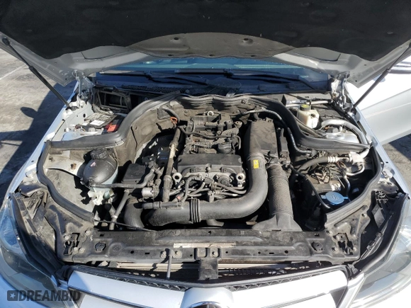 2012 Mercedes-Benz C-Class C 250 with VIN WDDGJ4HB7CF755503, listed as a Copart auction lot 45389505 with 97,380 mi miles and Salvage Title. Bid and sale history available at carsss.com. Image 11.