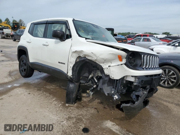 2017 Jeep Renegade Sport с VIN ZACCJAAB0HPF88939, выставлен на аукционе Copart как лот 53102384 с пробегом 58 563 миль миль и Списание • Salvage title. История ставок и продаж доступна на DreamBid. Изображение 4.