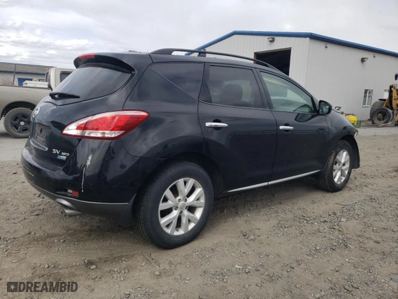 2011 Nissan Murano SV with VIN JN8AZ1MW8BW187796, listed as a Copart auction lot 52339594 with 0 mi miles and Salvage Title. Bid and sale history available at carsss.com. Image 3.