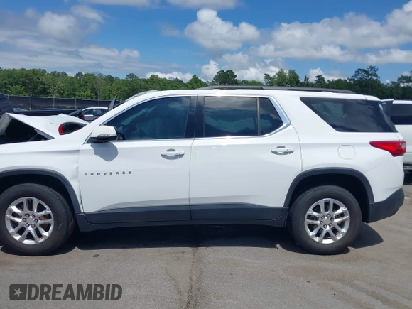 2019 Chevrolet Traverse LT Cloth with VIN 1GNERGKW6KJ128060, listed as a IAAI auction lot 42439758 with 84,406 mi miles and . Bid and sale history available at DreamBid. Image 14.