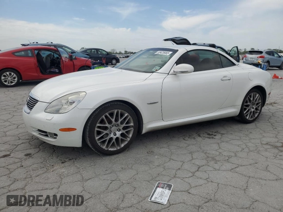 2007 Lexus SC 430 with VIN JTHFN45Y279010437, listed as a Copart auction lot 53425955 with 105,490 mi miles and Salvage Title. Bid and sale history available at DreamBid. Image 1.